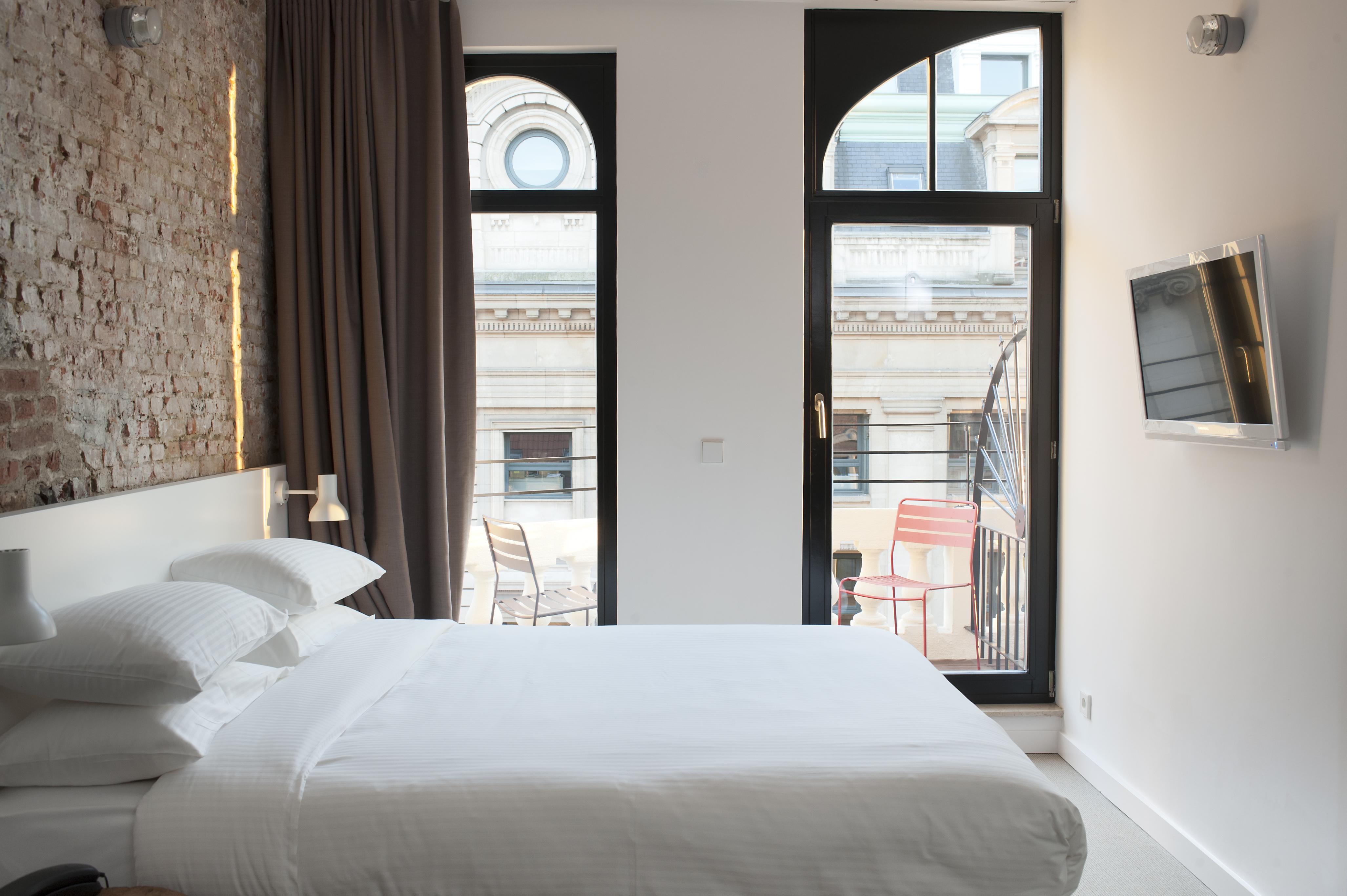 9Hotel Central Brussel Bagian luar foto