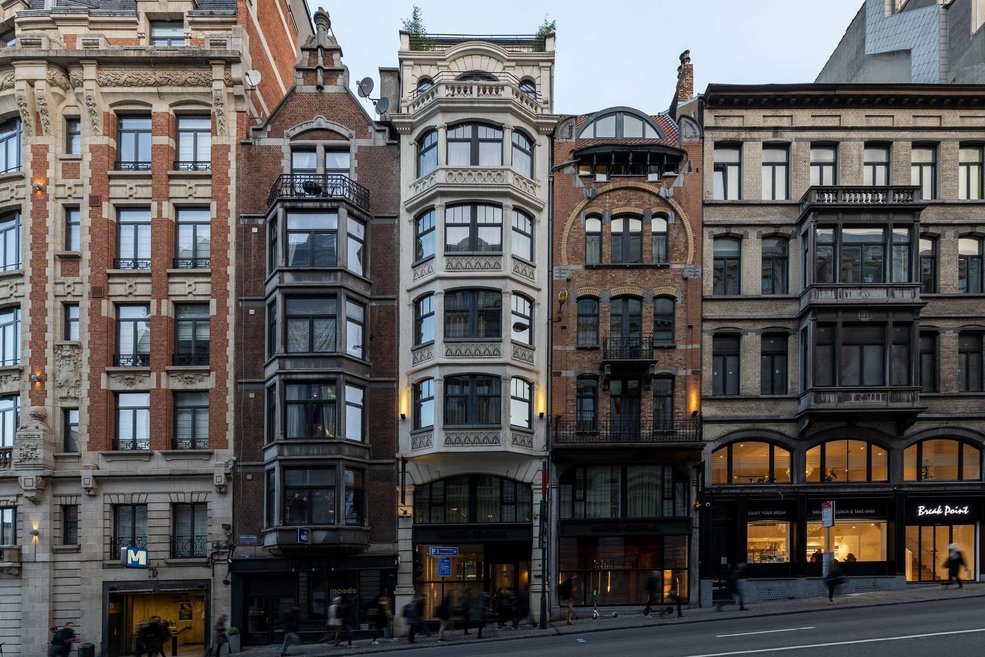 9Hotel Central Brussel Bagian luar foto