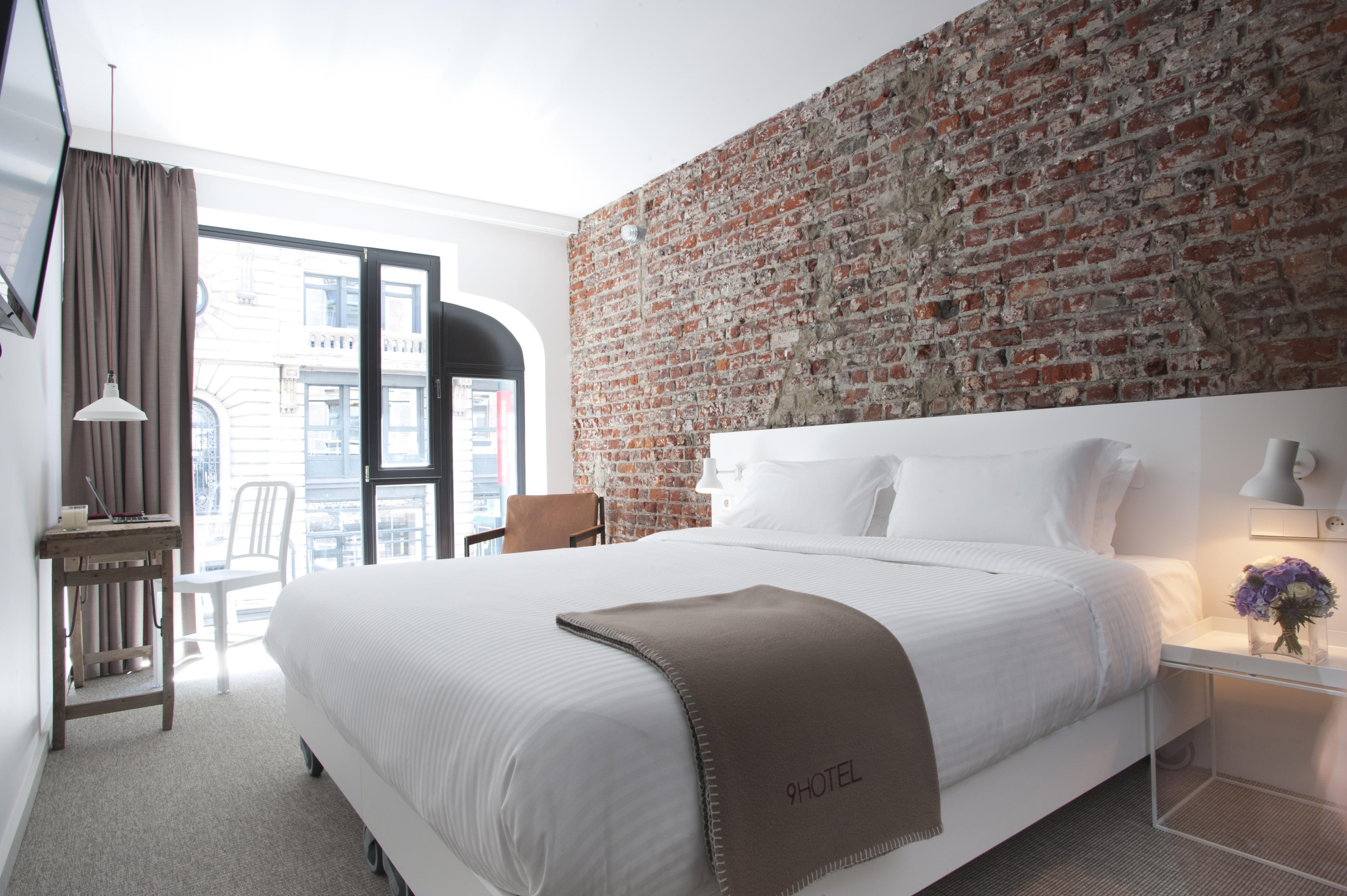 9Hotel Central Brussel Bagian luar foto