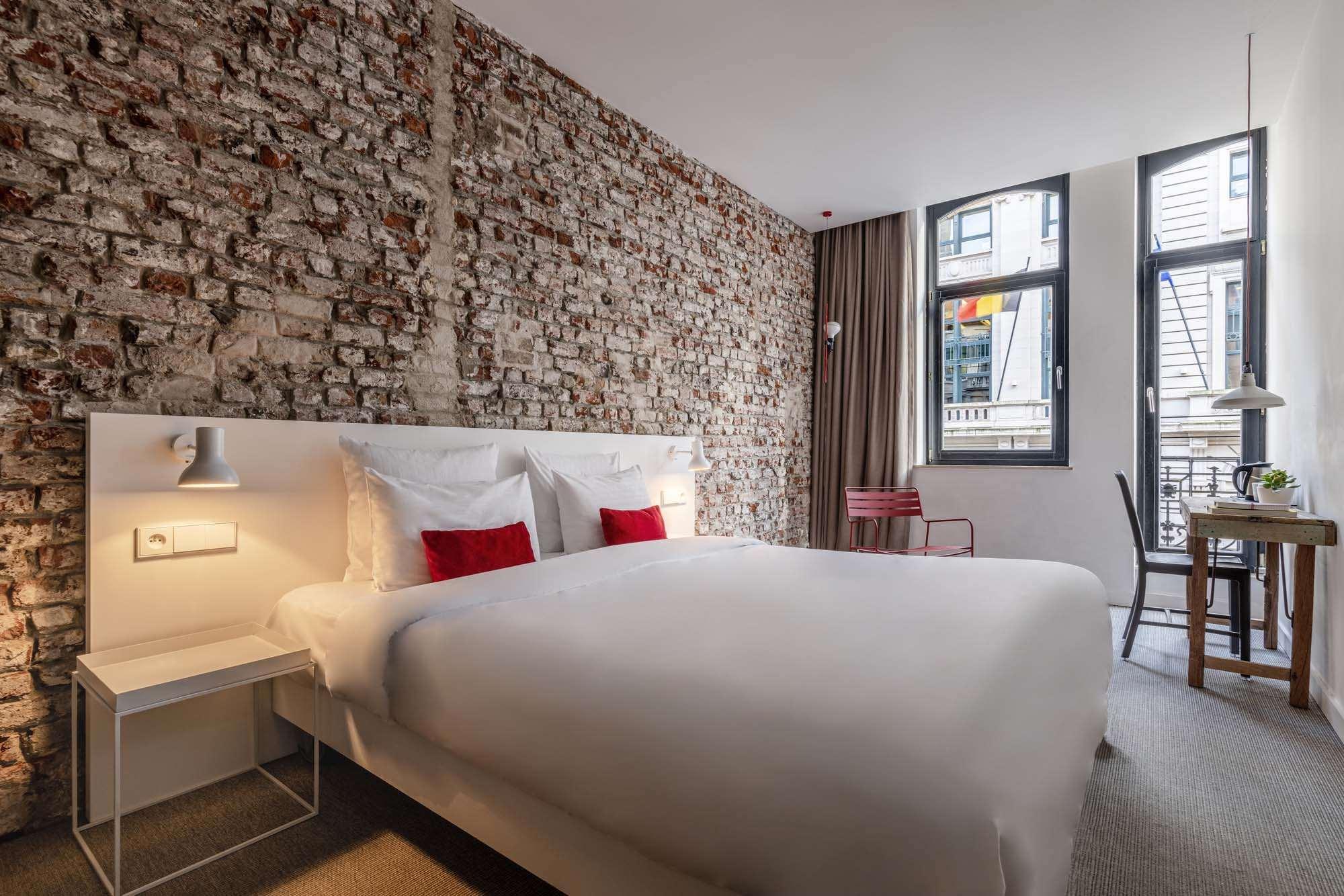 9Hotel Central Brussel Bagian luar foto